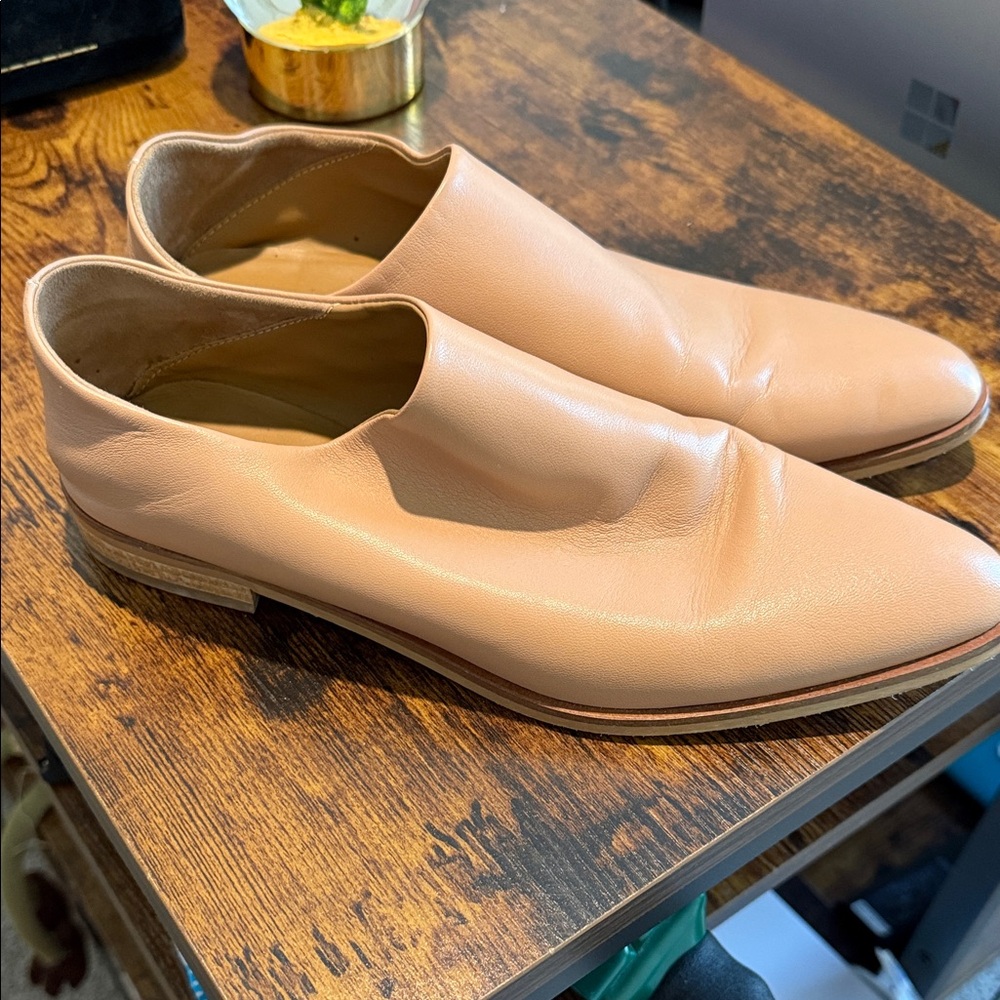 Everlane Tan Slip-On Loafers